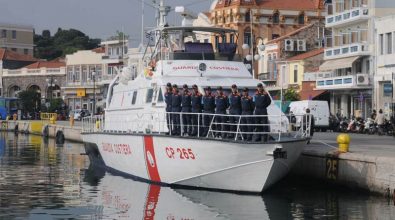 Dopo la missione in Grecia la motovedetta Cp 265 rientra a Vibo Marina