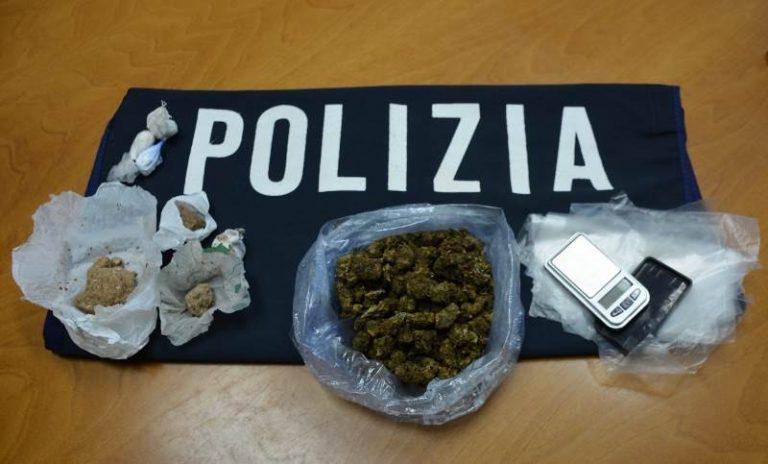 Cocaina, marijuana ed eroina in casa, un arresto nel Vibonese