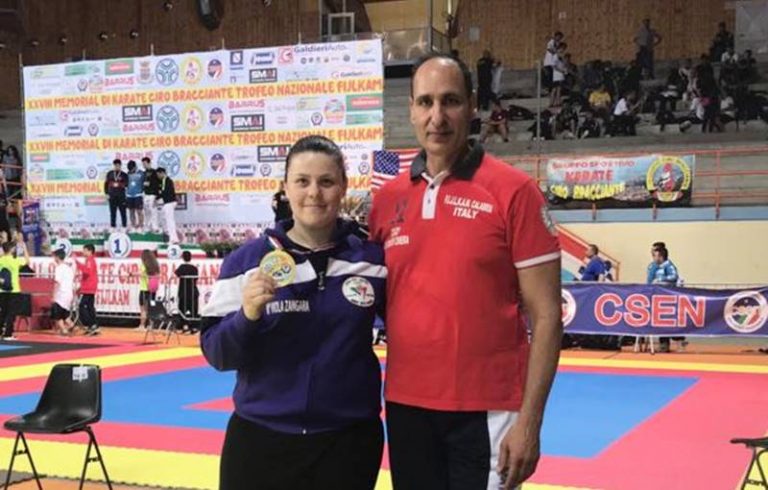 Karate, Viola Zangara conquista un altro oro al Memorial Bracciante di Eboli