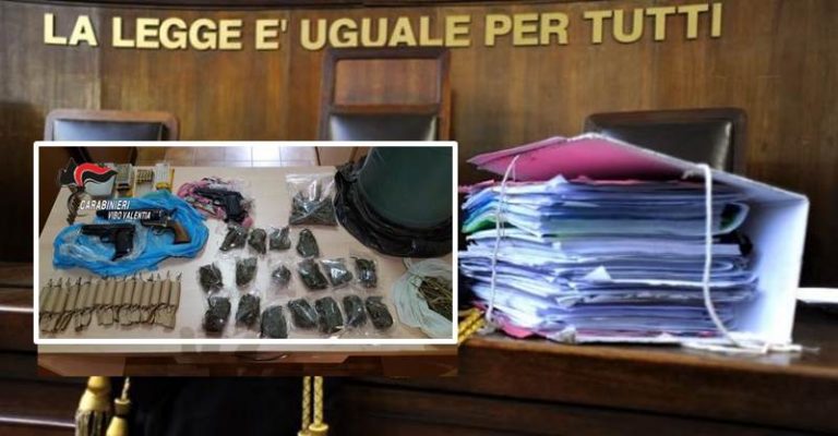 Armi e droga: arresti convalidati per l’intera famiglia Taccone di Caroniti