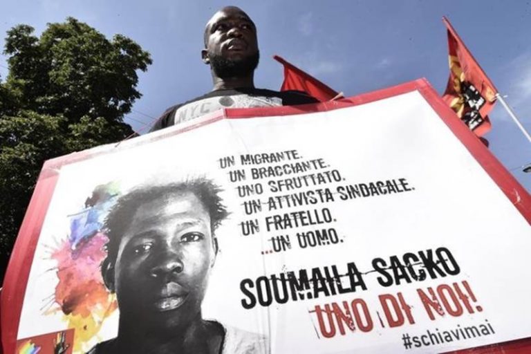 In memoria di Soumaila Sacko, attivista per i diritti assassinato per una lamiera