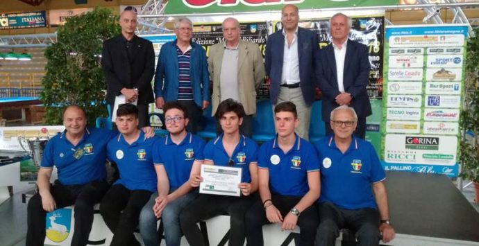 Biliardo sportivo, il Liceo Berto di Vibo quinto ai campionati nazionali studenteschi