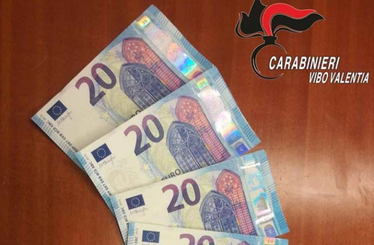Banconote false nel Vibonese, coppia denunciata dai carabinieri