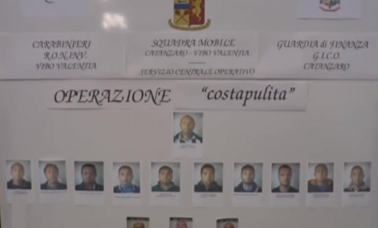 ‘Ndrangheta, processo “Costa Pulita”: raffica di condanne per gli imputati (VIDEO)