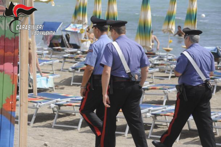 Commercio abusivo sulle spiagge, sanzioni nel Vibonese
