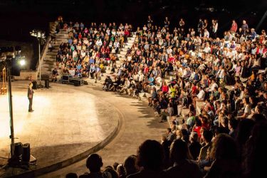 Il pubblico a Torre Marrana