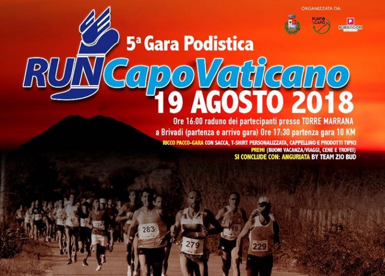 Estate vibonese | Tra sport e bellezze paesaggistiche torna la Run Capo Vaticano