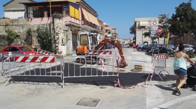 Tropea, ripristinata la strada sprofondata per il nubifragio