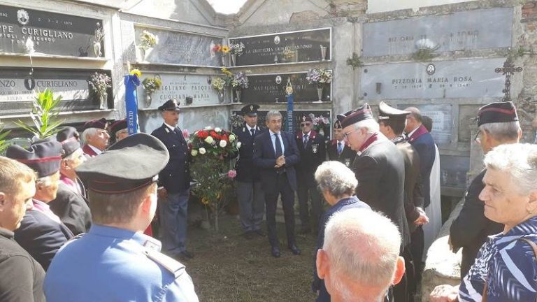 Monterosso non dimentica il sacrificio del brigadiere Curigliano