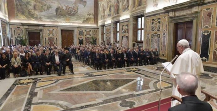 Settantacinque anni di Anmil, delegati vibonesi ricevuti da Papa Francesco