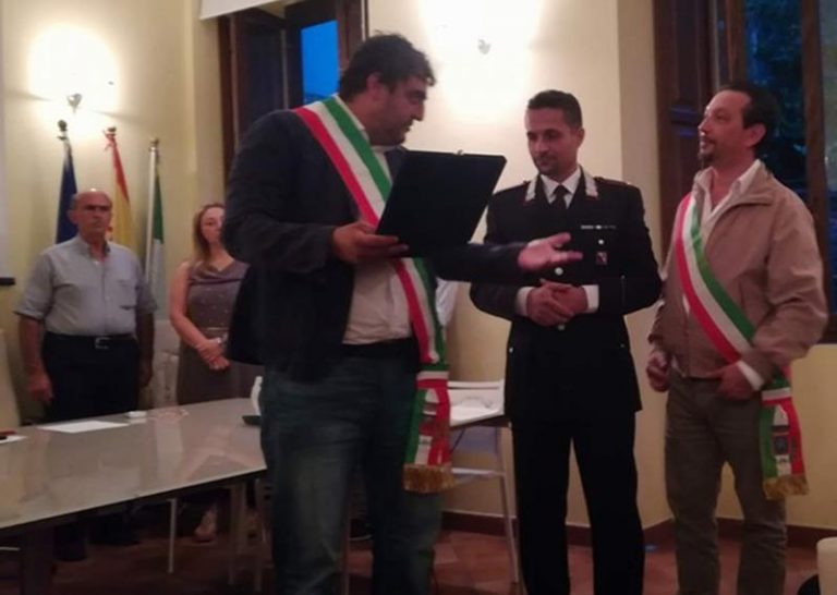 Carabinieri: il saluto del comandante Cervo a San Nicola da Crissa