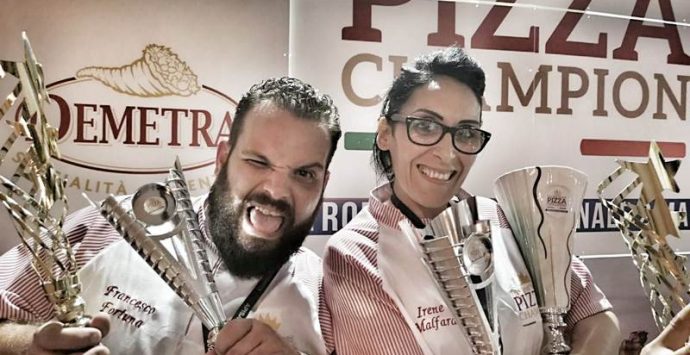Campionati internazionali di pizza: i vibonesi Fortuna e Malfarà conquistano cinque trofei