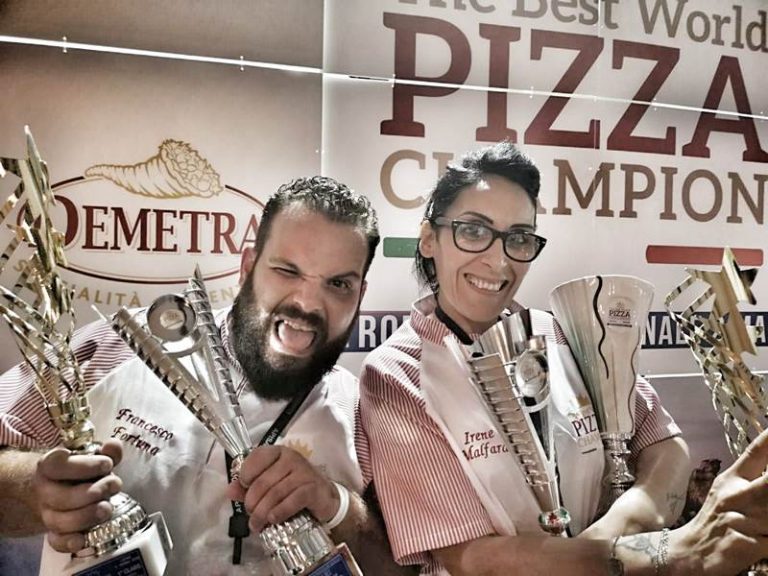 Campionati internazionali di pizza: i vibonesi Fortuna e Malfarà conquistano cinque trofei