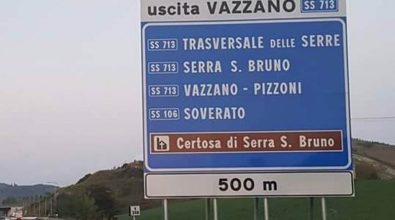 Lavori sull’autostrada, chiuso lo svincolo delle Serre sino a fine giugno