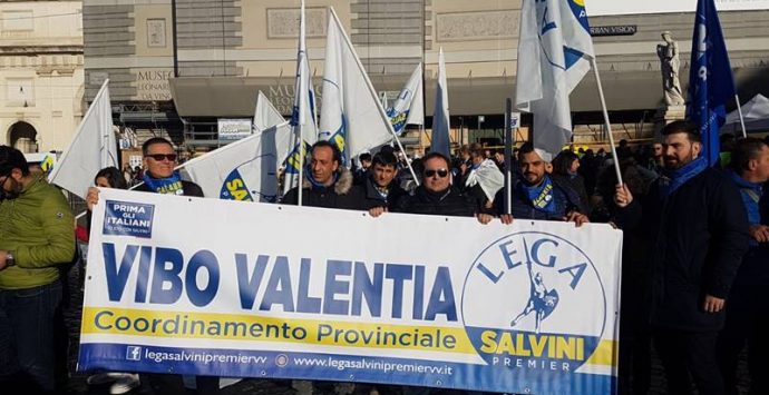 Manifestazione pro Lega-Salvini a Roma, da Vibo partiti due autobus – Video