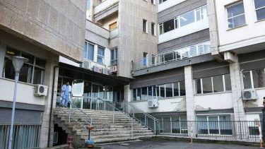 L'ingresso ai reparti dell'ospedale di Tropea