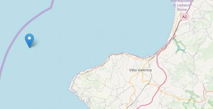 Nuova scossa di terremoto al largo delle coste vibonesi