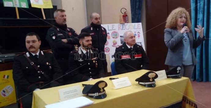 Educazione alla legalità, carabinieri in cattedra alla “Don Bosco” di Vibo – Video