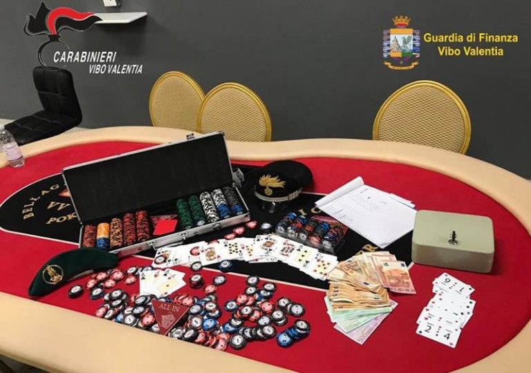 Scoperta bisca clandestina a Vibo, denunciato campione europeo di poker