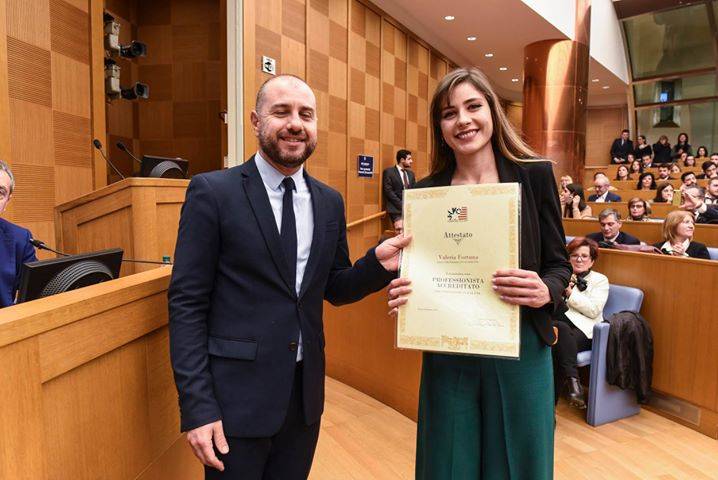 Da Pizzo a Roma, giovane laureata premiata alla Camera dei deputati