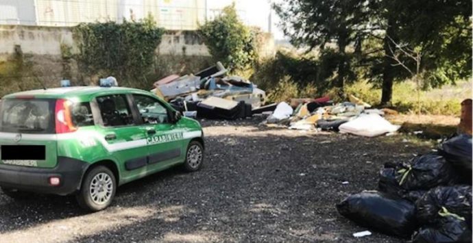 Discarica abusiva scoperta dalla Forestale, denunciato titolare di un’azienda