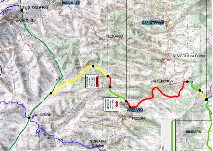 Il tracciato della Trasversale