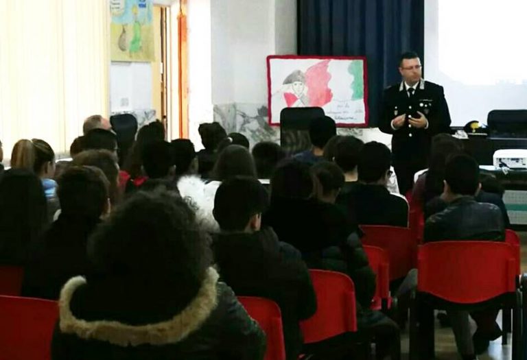 Tutela dell’ambiente, carabinieri forestali in cattedra a S. Onofrio