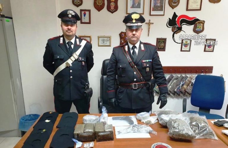 Maxi-sequestro dei carabinieri: sotto chiave armi, droga e munizioni