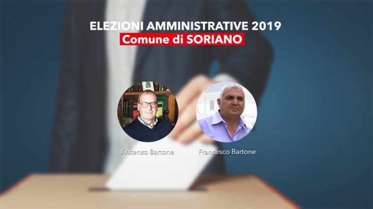 Comunali 2019 | Soriano, Vincenzo Bartone nuovo sindaco