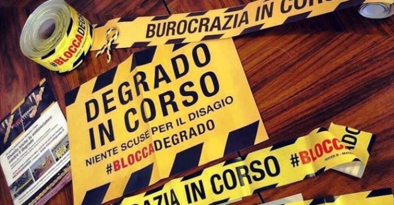 Contro l’abbandono della città parte l’iniziativa dell’Ance #Bloccadegrado