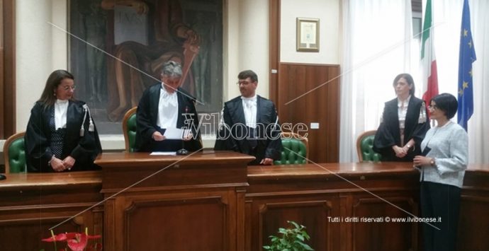 Tribunale di Vibo: cerimonia di insediamento del giudice Tiziana Macrì