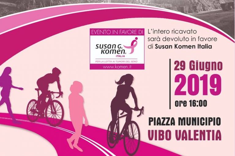 Tumore al seno, Vibo si veste di rosa per la prevenzione