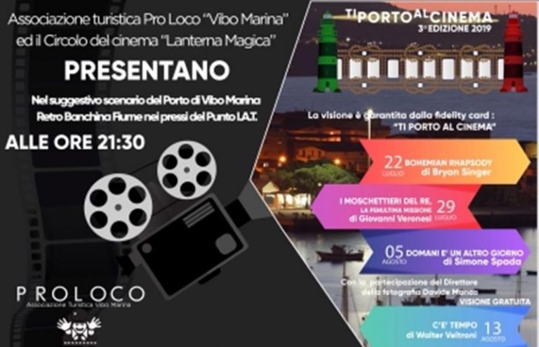 Tutto pronto al Porto di Vibo Marina per la rassegna cinematografica