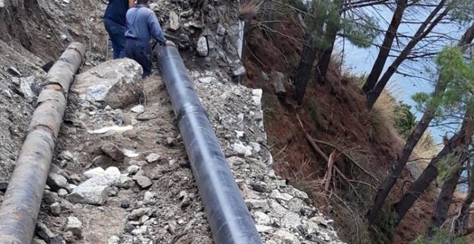 Rottura della condotta Sorical sulla Joppolo-Coccorino, completati i lavori di ripristino