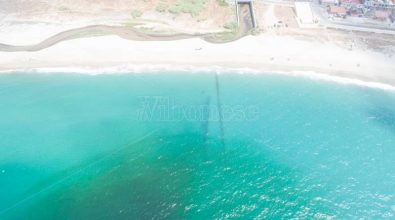 Reflui nel Mesima, drone in volo per documentare l’inquinamento in mare – Video