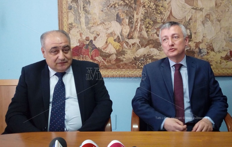 Carmelo Zappia e il prefetto Francesco Zito