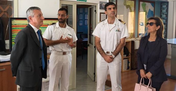 Il prefetto Zito in visita alla Capitaneria di porto di Vibo Marina