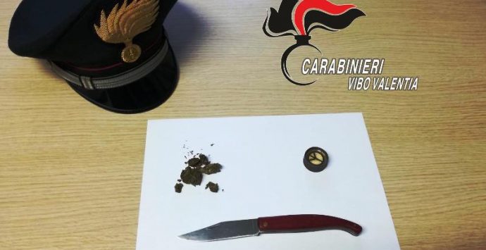 Maierato, trovato con marijuana nella borsa frigo: i carabinieri gli ritirano le armi