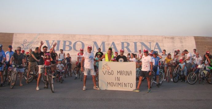 Successo a Vibo Marina per la passeggiata in bicicletta