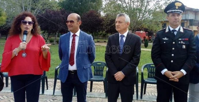 Mileto, il parco urbano riapre alla presenza del prefetto Zito – Video