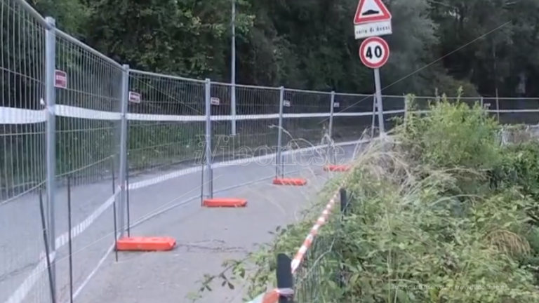 Longobardi, la strada continua a sbriciolarsi e cresce la preoccupazione – Video