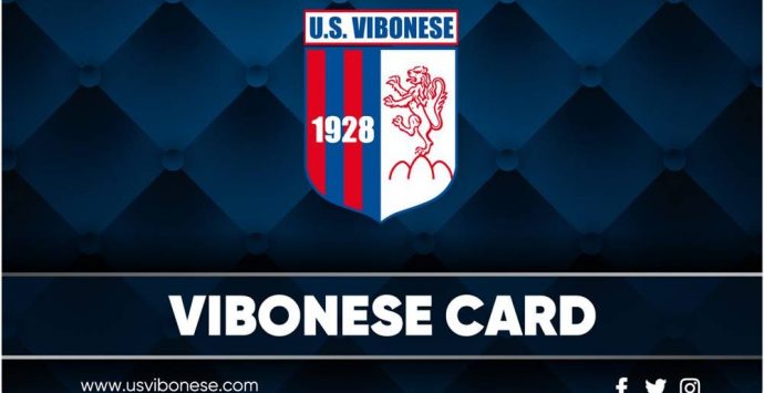 I tifosi prima di tutto, nasce la “Vibonese Card”