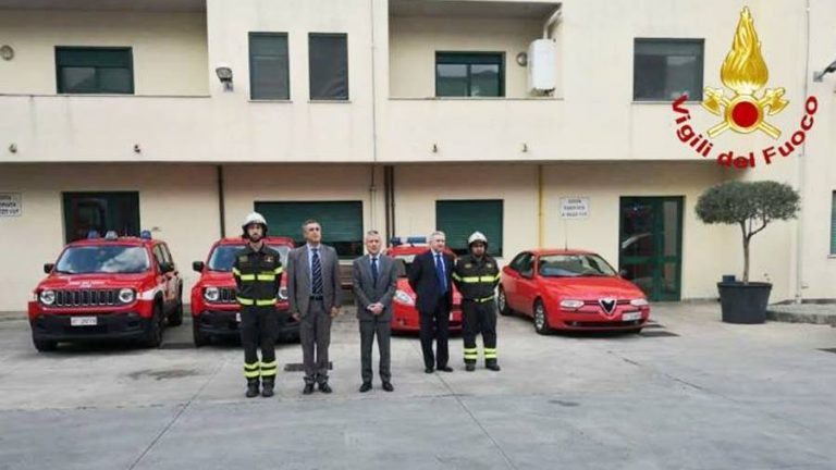 Vigili del fuoco morti in Piemonte, il prefetto Zito in visita al Comando provinciale