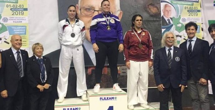 Karate, Viola Zangara conquista la medaglia d’oro agli Open Calabria