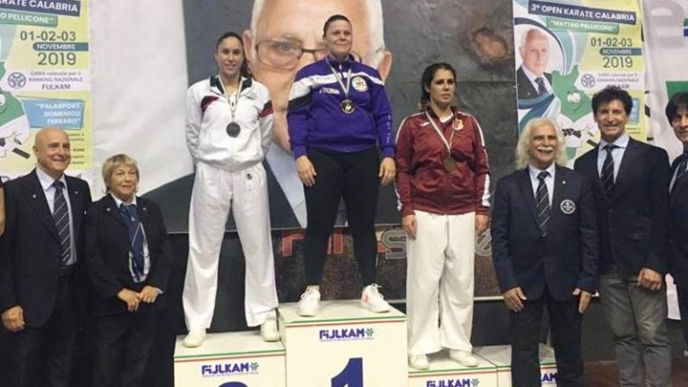 Karate, Viola Zangara conquista la medaglia d’oro agli Open Calabria