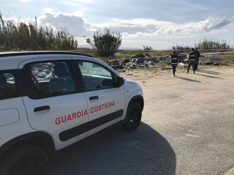 Guardia costiera di Vibo sequestra maxi discarica abusiva a Gizzeria