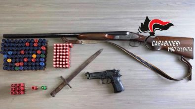 Armi e munizioni, un arresto e una denuncia a Maierato