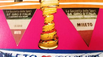 Ciclismo, a Mileto arriva il trofeo originale del Giro d’Italia 2020