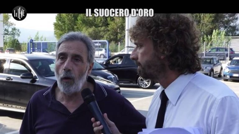 Le Iene incalzano Cesare Pasqua: «Suocero d’oro che ha sistemato la nuora»