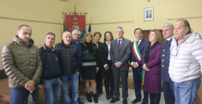 Ionadi, visita del prefetto Francesco Zito in Municipio